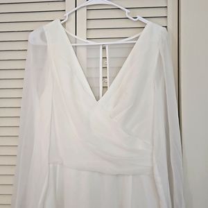 Watters & Watters White Formal Dress